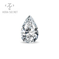 ForeverFlame G H 10ct VVS1 Pear Cut huge diamond CVD CZ Moissanite  Angel's tears jewelry